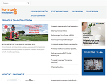 Tablet Screenshot of hurtownieinstalacyjne.pl